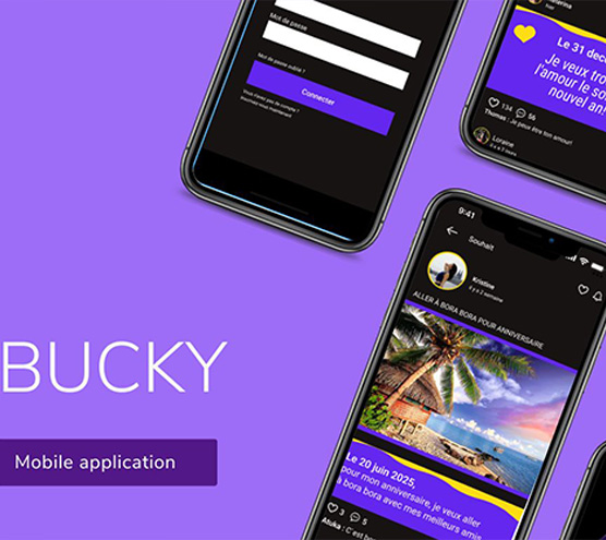 Liste des souhaits Bucky app